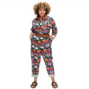 LUCY & YAK Carmen Boilersuit Jumpsuit Wilderly Twill L.E. size XL 16 18